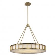 Trans Globe 11749 AG - 9LT CAROUSEL DRUM PENDANT-AG